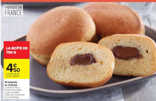 10 beignets au chocolat