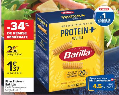 Pâtes Protein + BARILLA