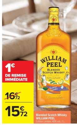 BLENDED SCOTCH WHISKY "WILLIAM PEEL"