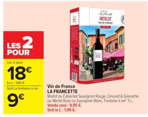 Vin de France LA FRANCETTE