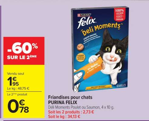 Friandises pour chats PURINA FELIX