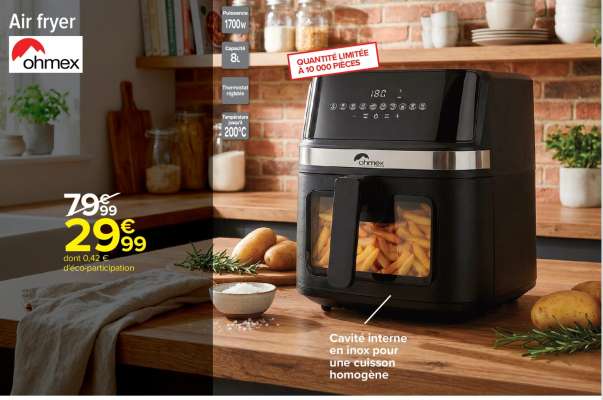 Air fryer Ohmex