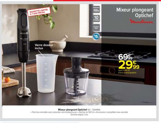 Mixeur plongeant Optichef