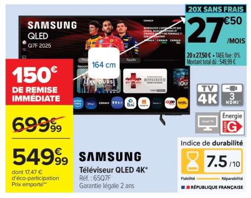 Samsung Téléviseur QLED 4K