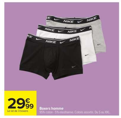 Boxers homme