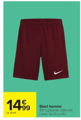 SHORT HOMME