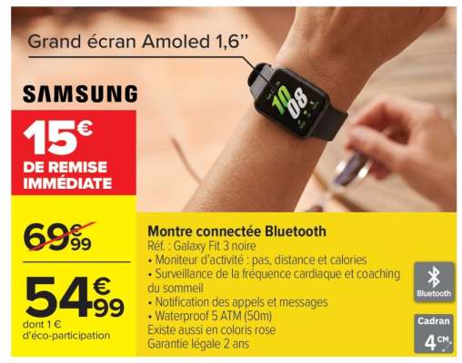 Montre connectée bluetooth