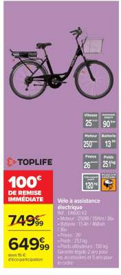 Vélo à assistance électrique