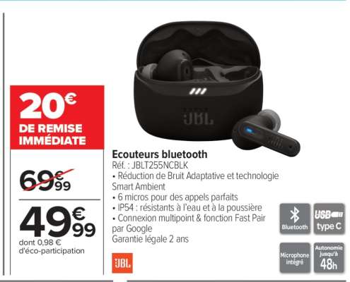 ÉCOUTEURS BLUETOOTH