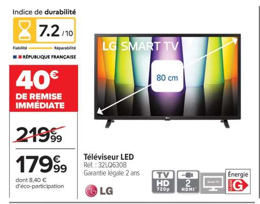 Téléviseur LED