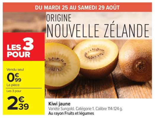 Kiwi jaune