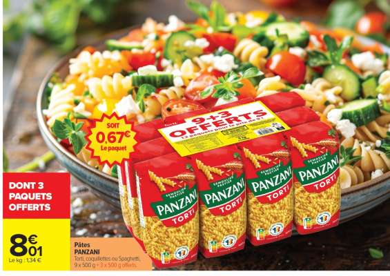 PÂTES "PANZANI"