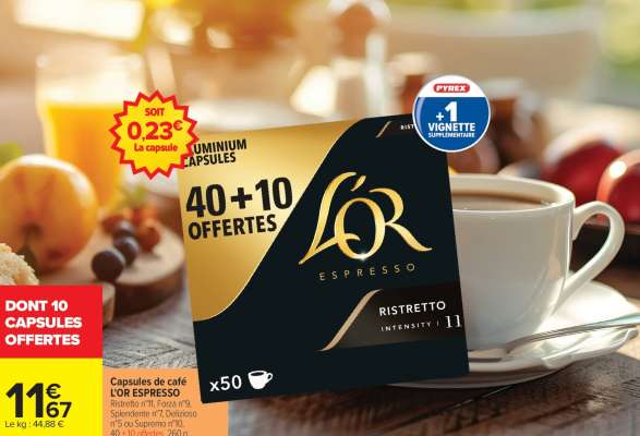 Capsules de café L'OR Espresso