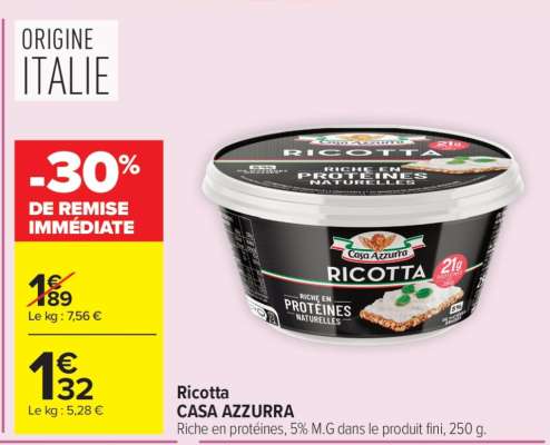 RICOTTA CASA AZZURRA