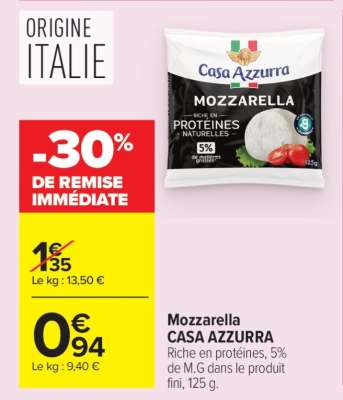 Mozzarella Casa Azzurra