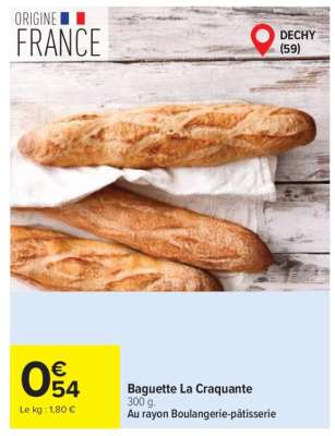Baguette La Craquante