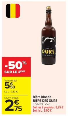 BIÈRE DES OURS