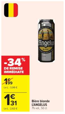 Bière Blonde L'Angelus