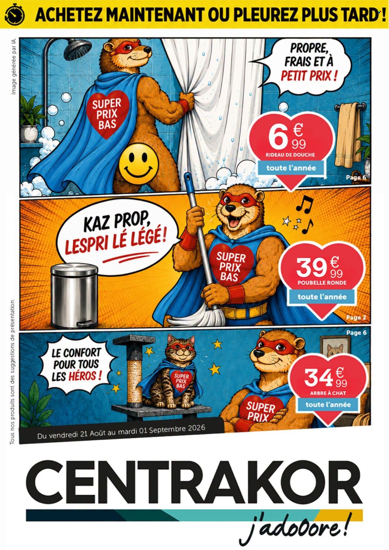 Catalogue Centrakor - 21/08/2026 - 01/09/2026. Page 1