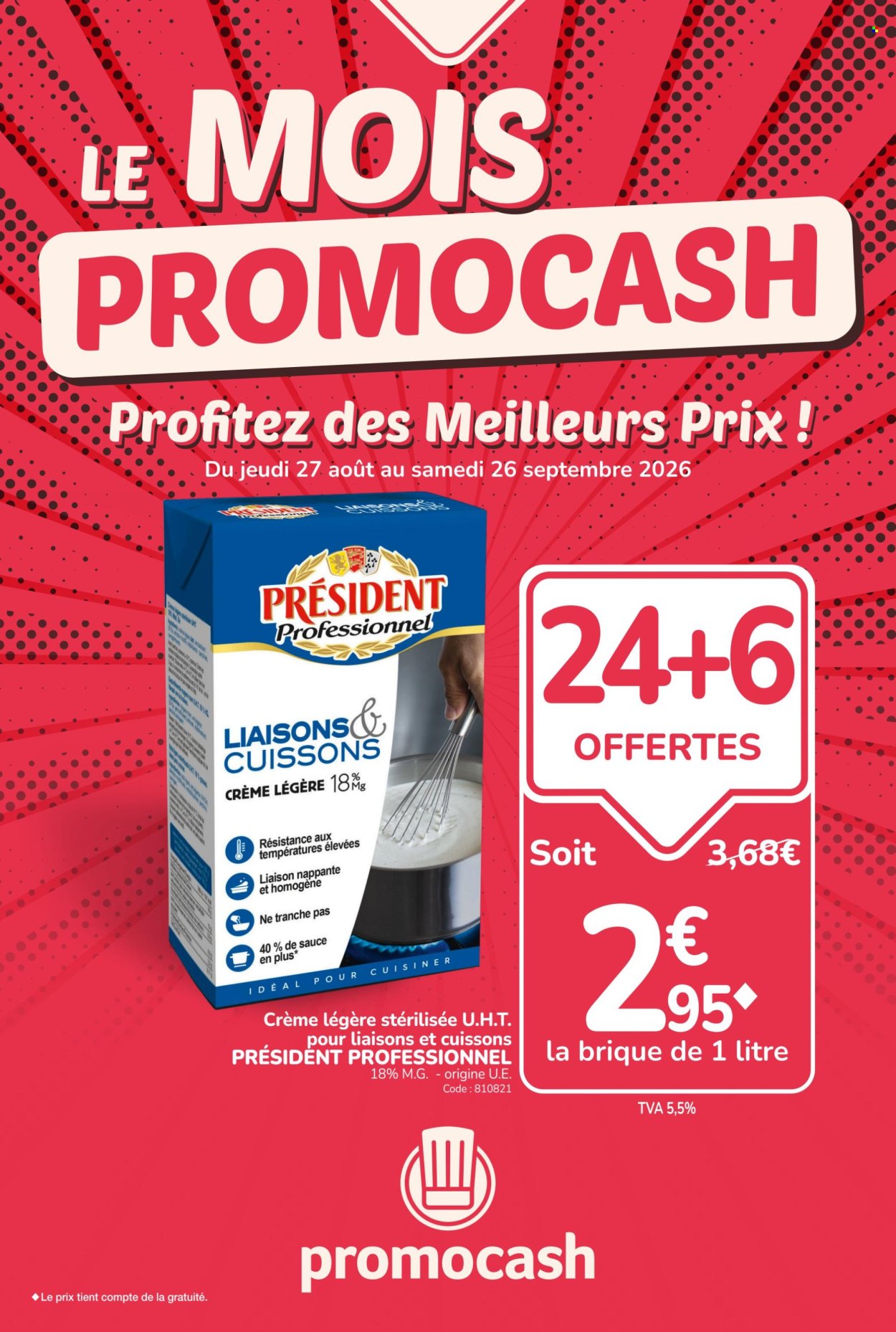 Catalogue Promocash - 27/08/2026 - 26/09/2026. Page 1