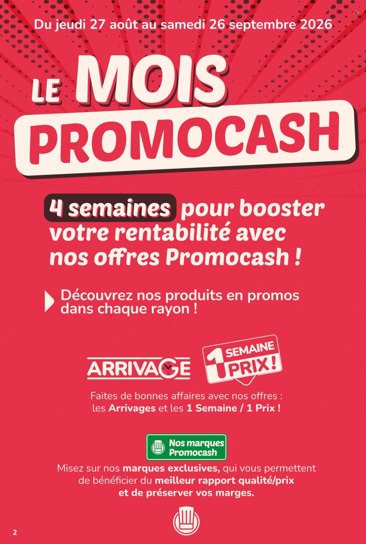 Catalogue Promocash - 27/08/2026 - 26/09/2026. Page 2