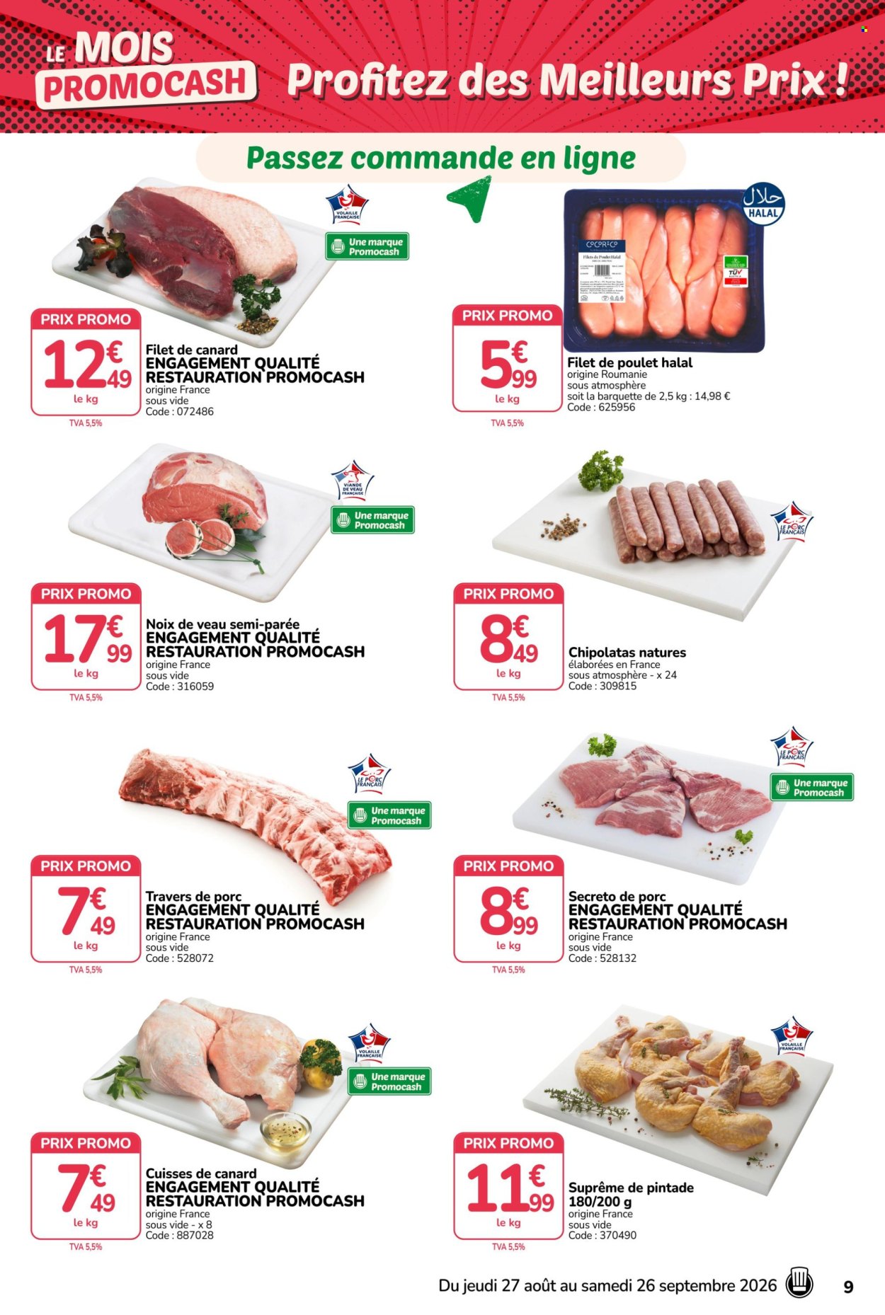 Catalogue Promocash - 27/08/2026 - 26/09/2026. Page 9