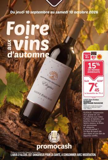 Catalogue Promocash - 10/09/2026 - 10/10/2026.
