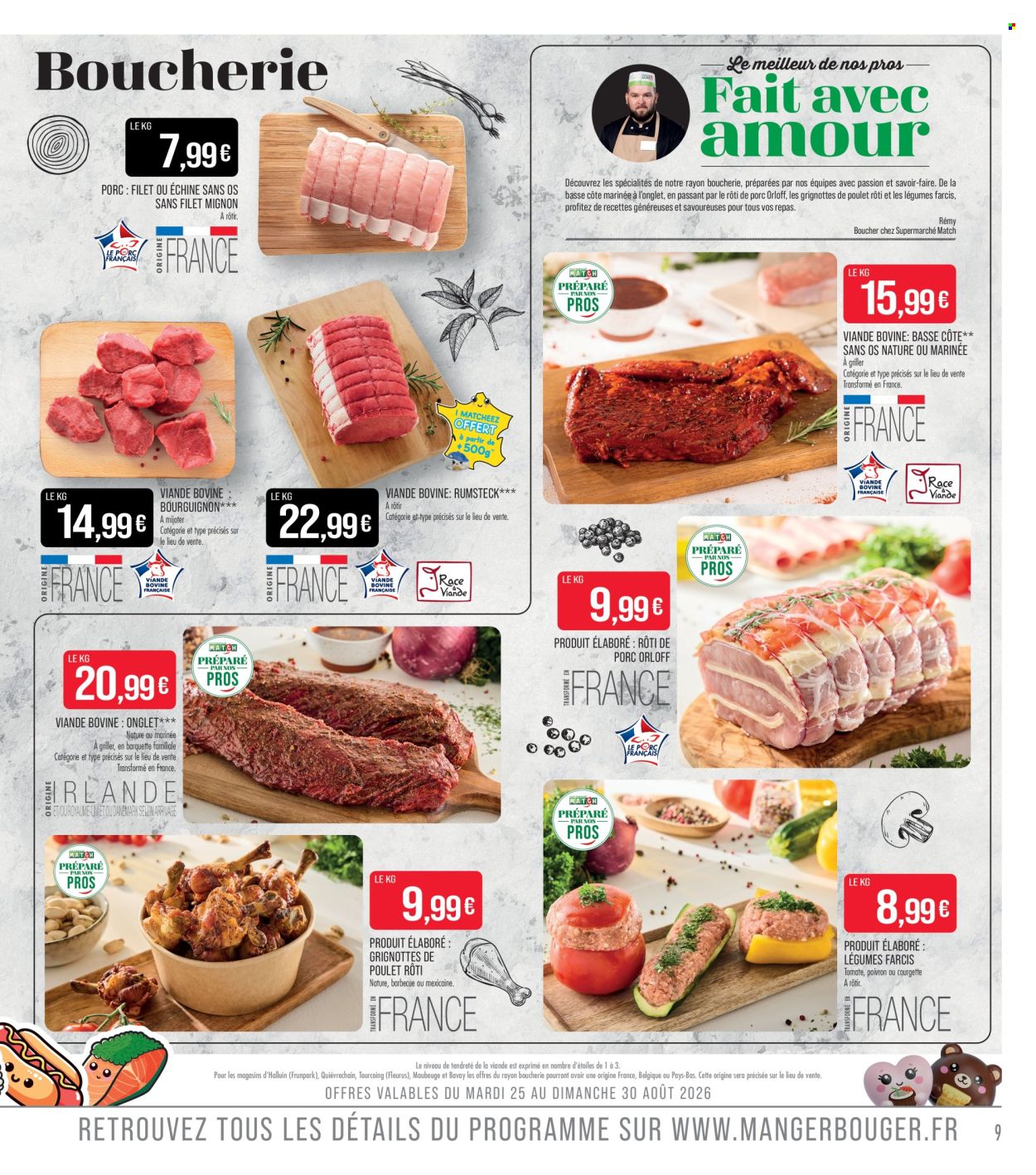 Catalogue Supermarché Match - 25/08/2026 - 06/09/2026. Page 9
