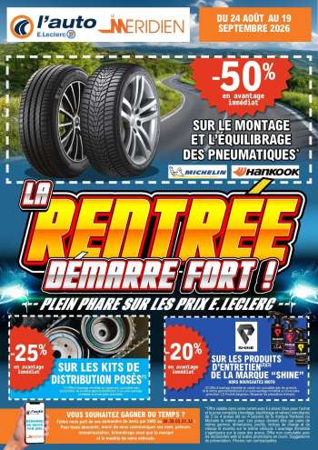 Catalogue E.Leclerc - 24/08/2026 - 19/09/2026.