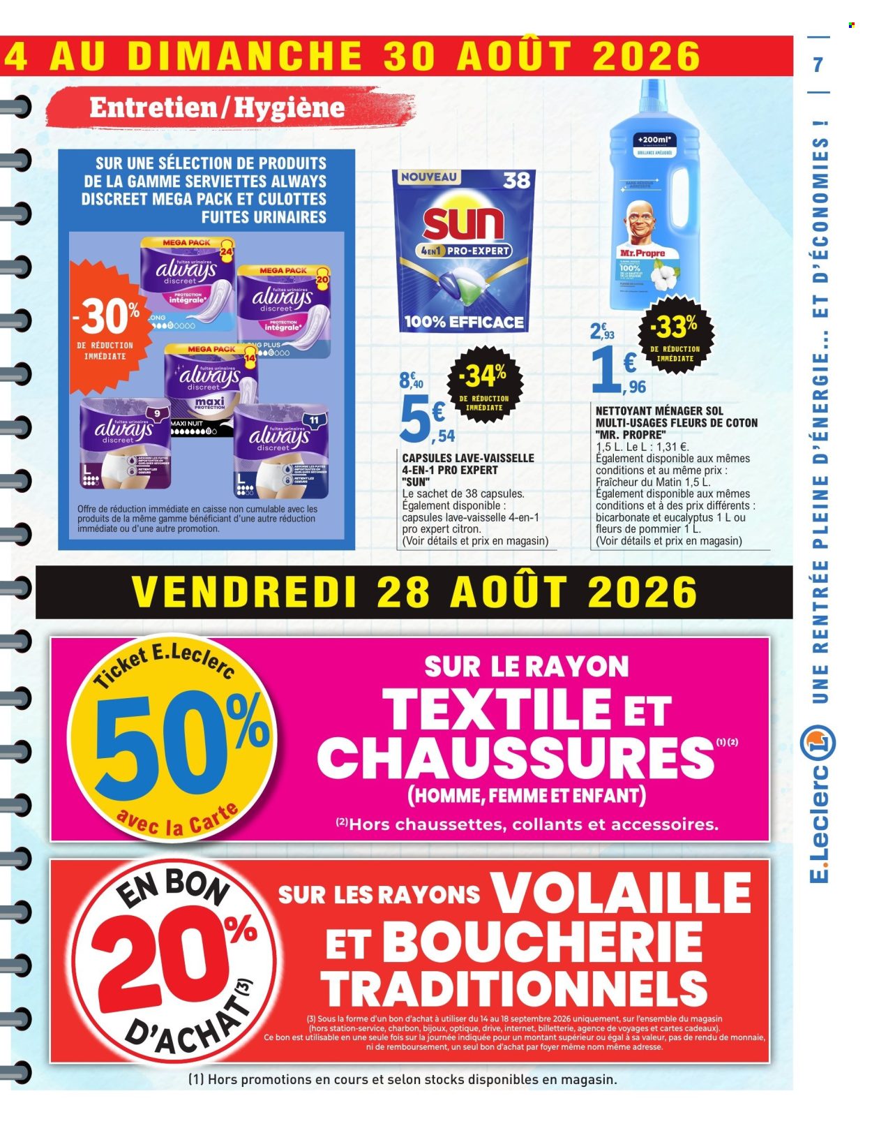 Catalogue E.Leclerc - 24/08/2026 - 30/08/2026. Page 7