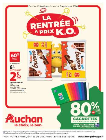 Catalogue Auchan - 25/08/2026 - 06/09/2026.
