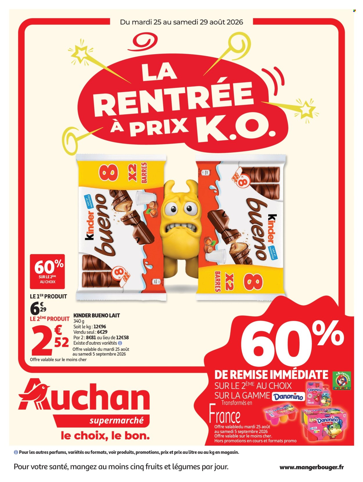 Catalogue Auchan - 25/08/2026 - 05/09/2026. Page 1