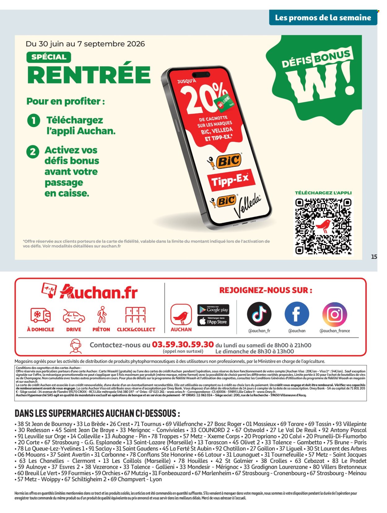 Catalogue Auchan - 25/08/2026 - 05/09/2026. Page 15
