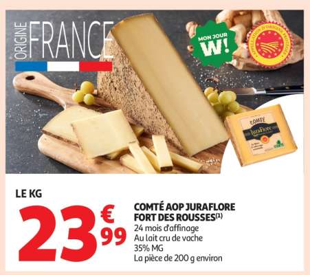 COMTÉ AOP JURAFLOR FORT DES ROUSSES