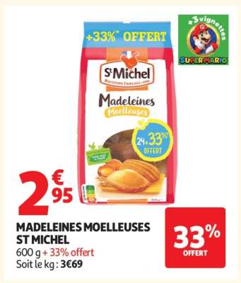 Madeleines Moelleuses St Michel