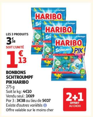 BONBONS SCHTROUMPF PIK HARIBO