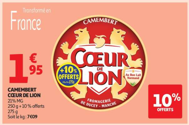 Camembert Coeur De Lion