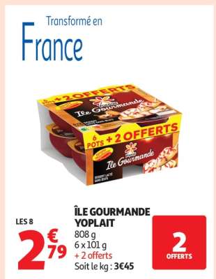 Île Gourmande Yoplait