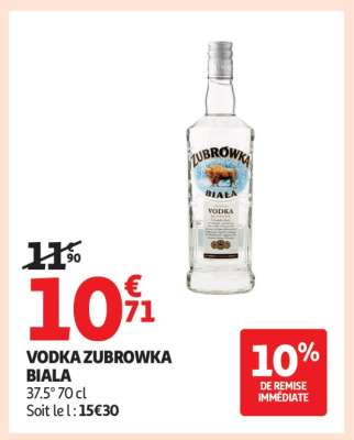 Vodka Zubrowka Biala