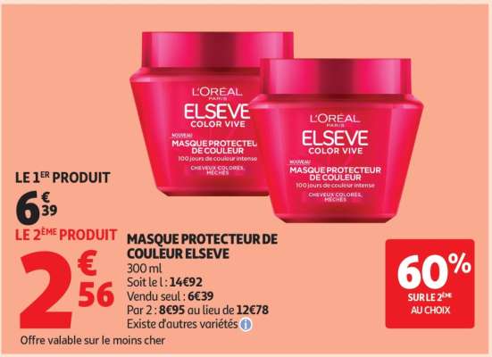 MASQUE PROTECTEUR DE COULEUR ELSEVE