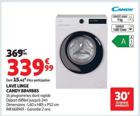 LAVE LINGE CANDY BR49B8S