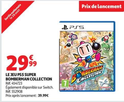 LE JEU PS5 SUPER BOMBERMAN COLLECTION