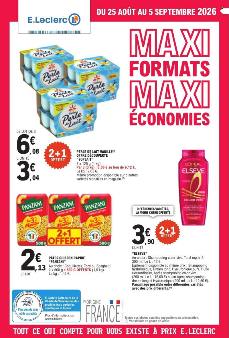 Catalogue E.Leclerc - 25/08/2026 - 05/09/2026.
