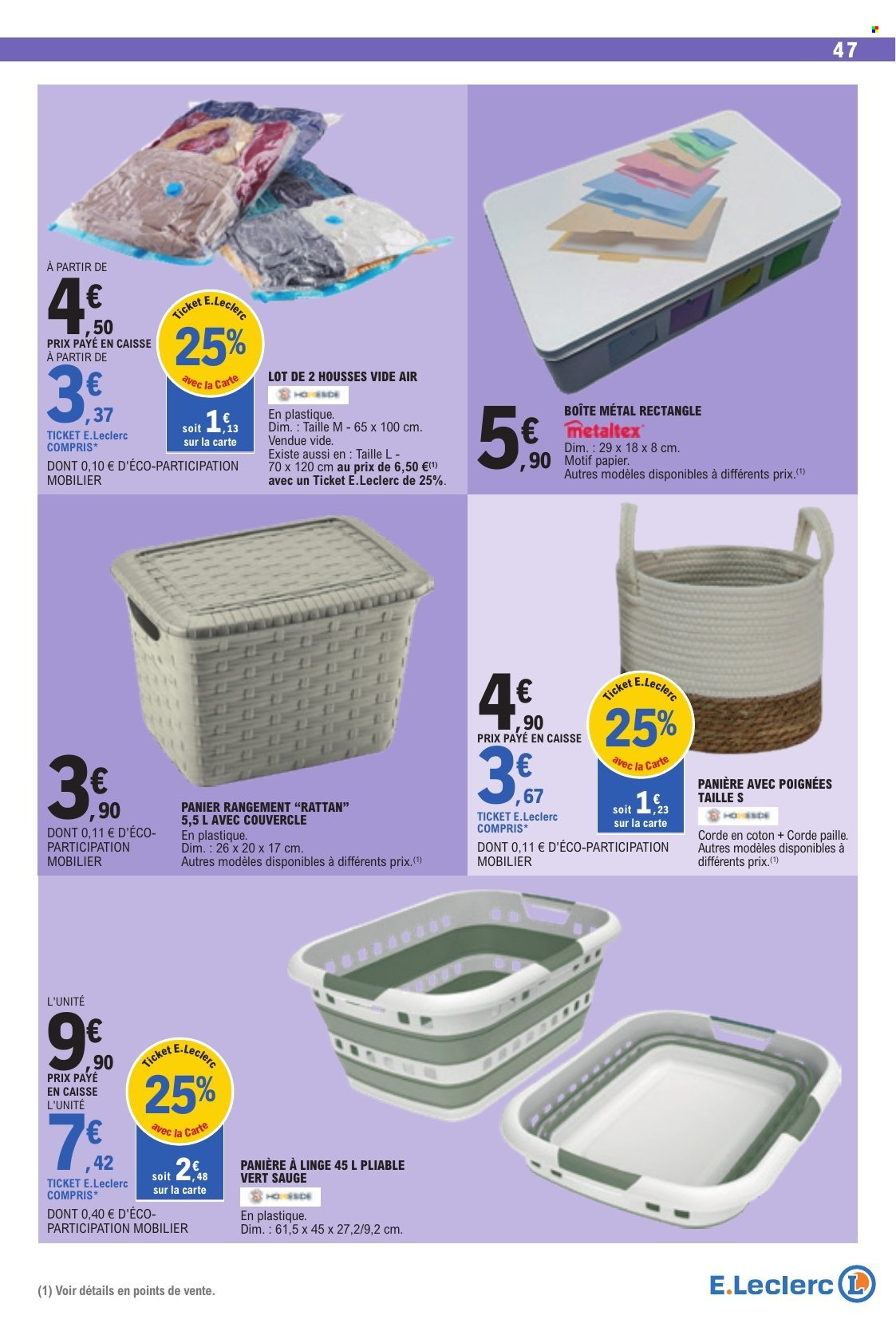 Catalogue E.Leclerc - 25/08/2026 - 05/09/2026. Page 47