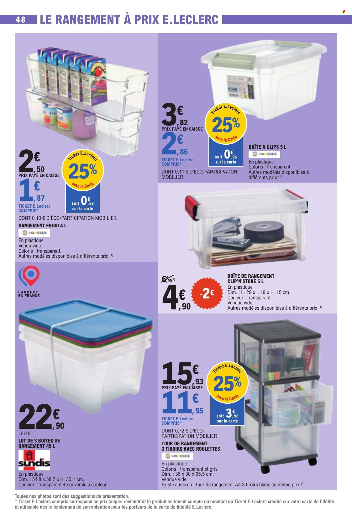 Catalogue E.Leclerc - 25/08/2026 - 05/09/2026. Page 48