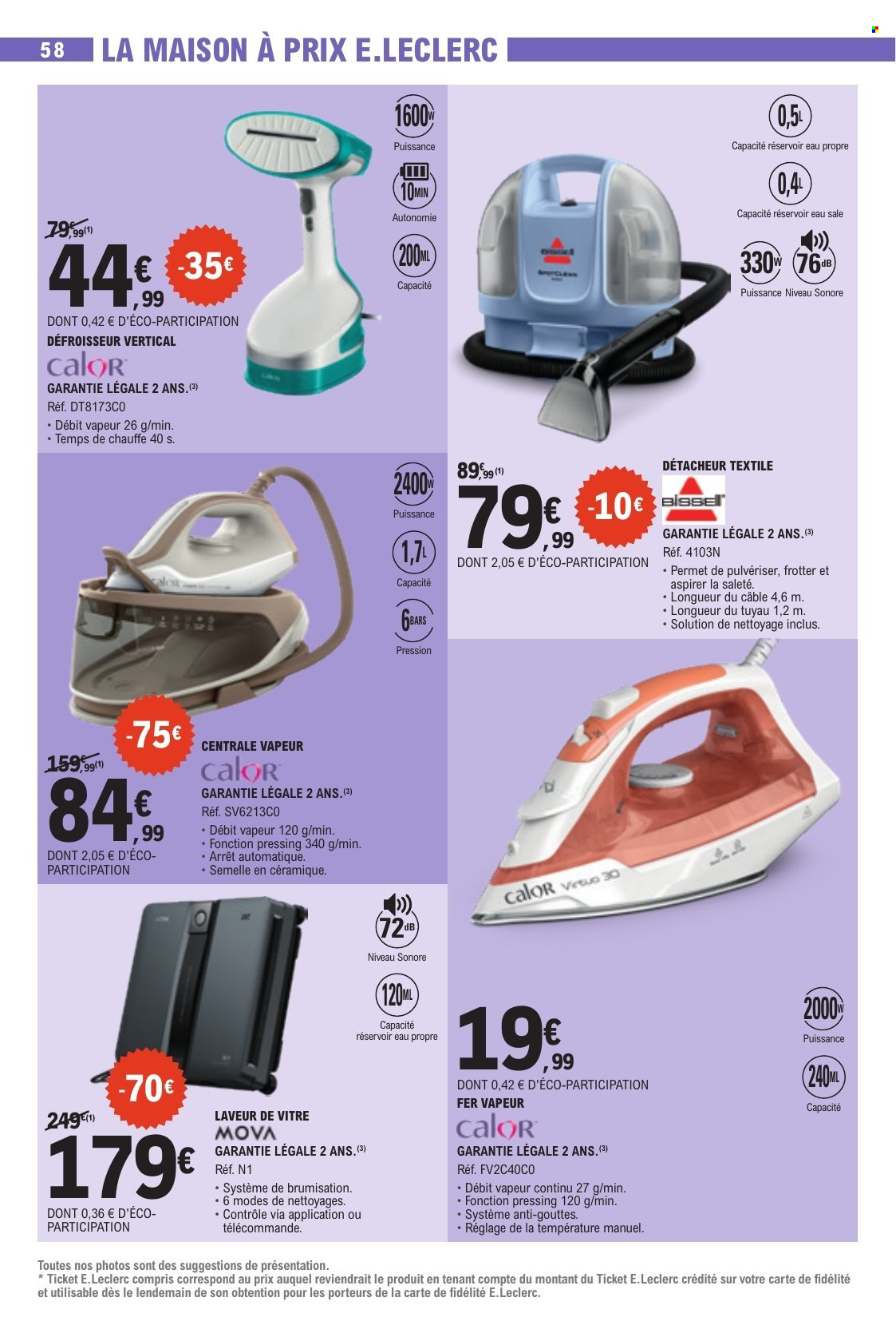 Catalogue E.Leclerc - 25/08/2026 - 05/09/2026. Page 58
