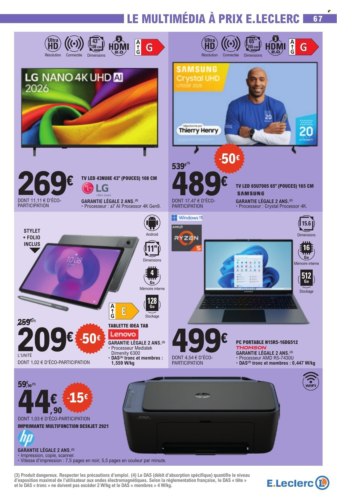 Catalogue E.Leclerc - 25/08/2026 - 05/09/2026. Page 67