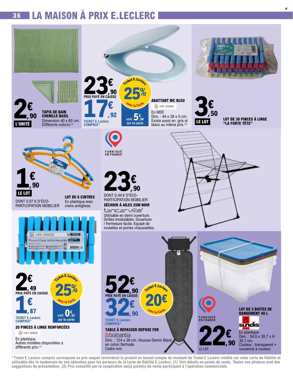 Catalogue E.Leclerc - 25/08/2026 - 05/09/2026. Page 36