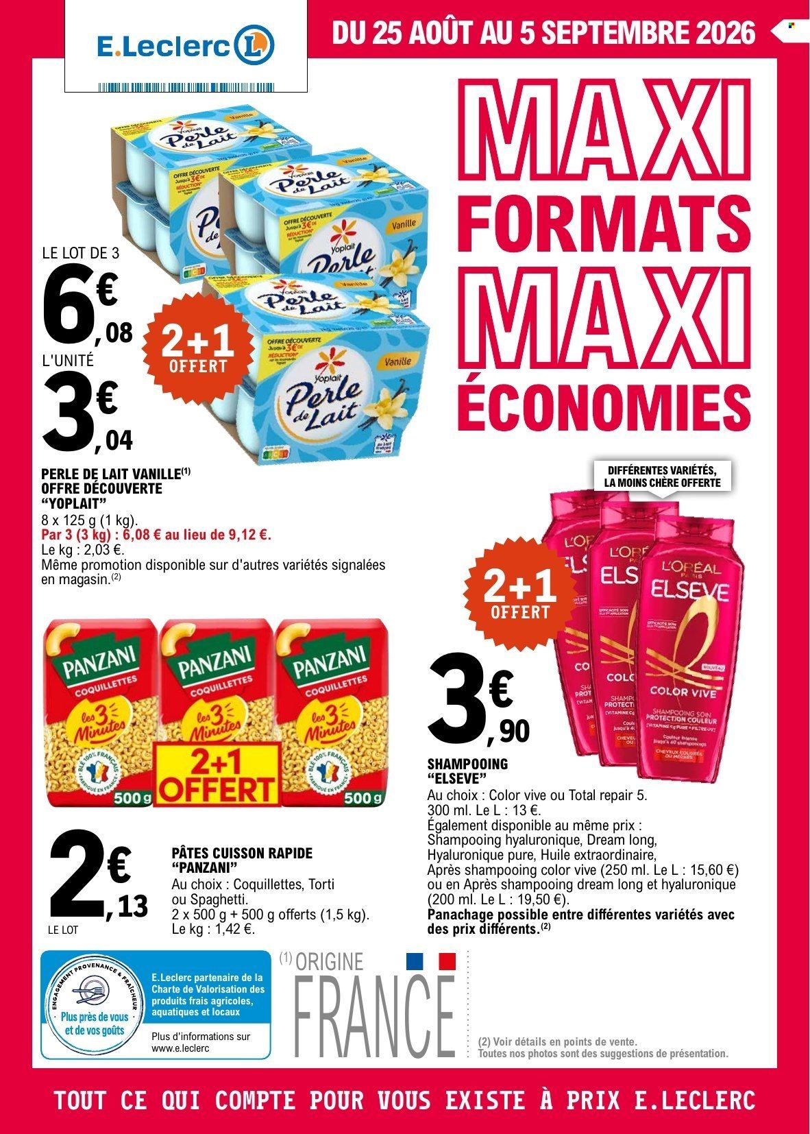 Catalogue E.Leclerc - 25/08/2026 - 05/09/2026. Page 1