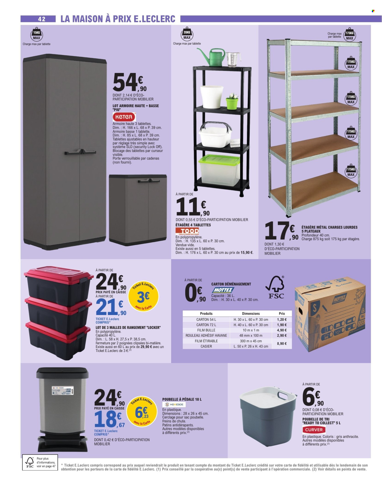 Catalogue E.Leclerc - 25/08/2026 - 05/09/2026. Page 42